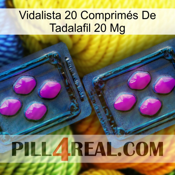Vidalista 20 Comprimés De Tadalafil 20 Mg 03